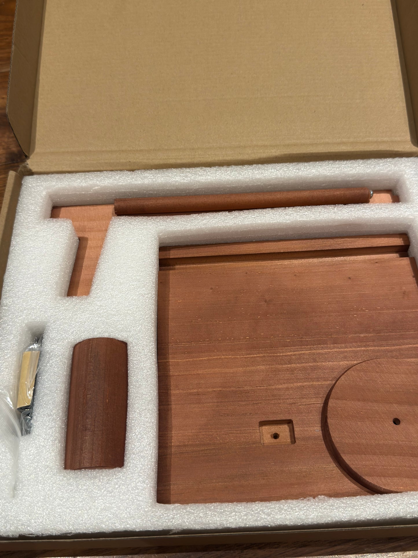 Wooden Yarn Holder & Phone Stand | Knitting & Crochet Organizer | New