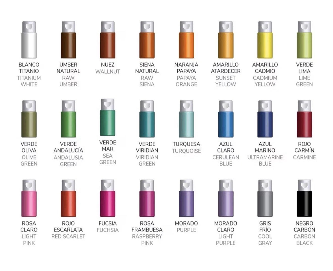 Nazca Fabric Paint Set 24 Colours x 30ml – Textile & Fabric Paint – Brand New
