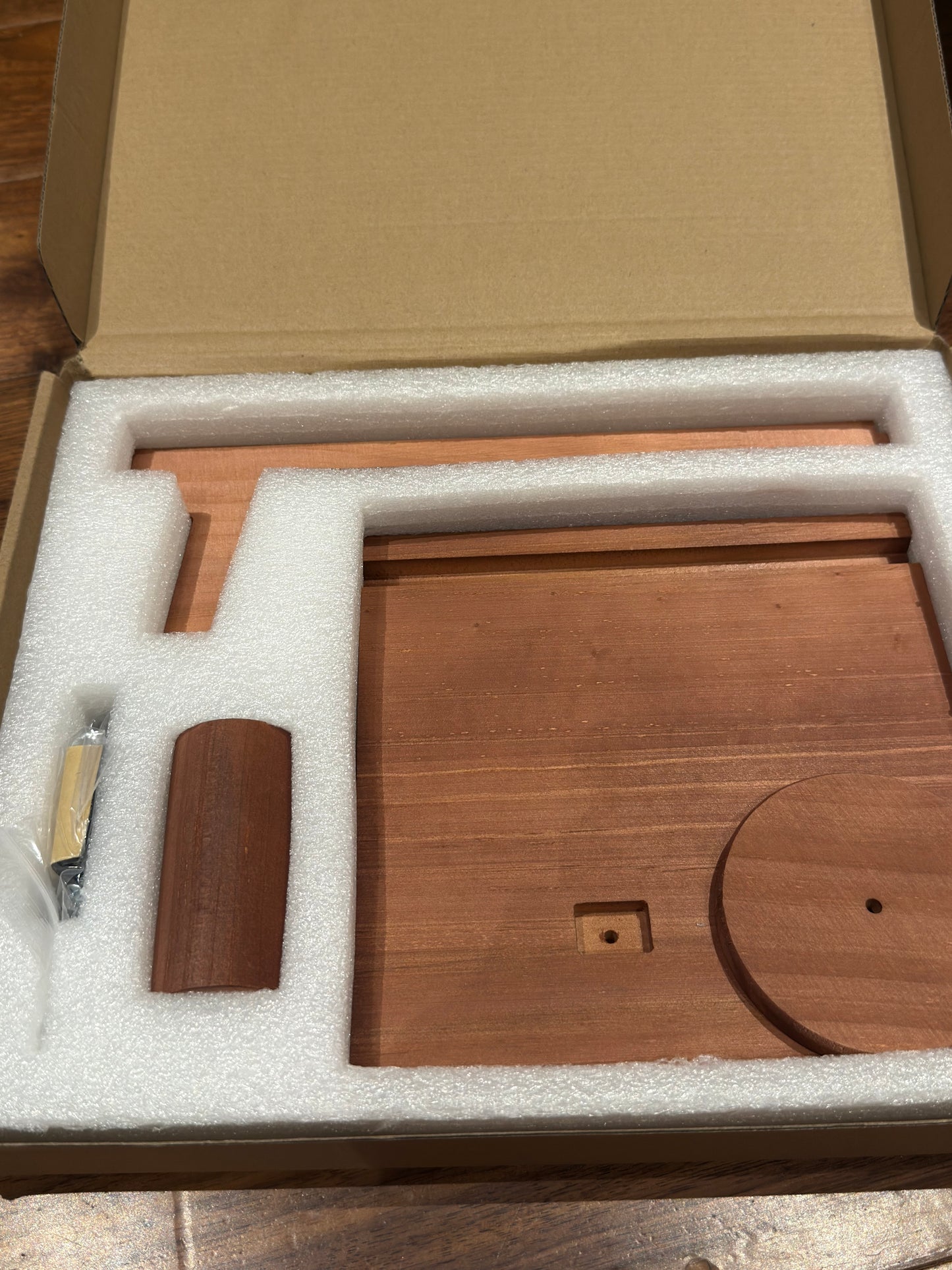 Wooden Yarn Holder & Phone Stand | Knitting & Crochet Organizer | New
