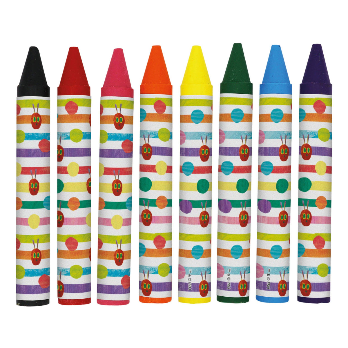 The Very Hungry Caterpillar Set of 8 Jumbo Crayons